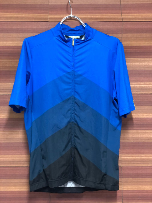 IO966 マヴィック MAVIC コスミック COSMIC 半袖 サイクルジャージ L 青