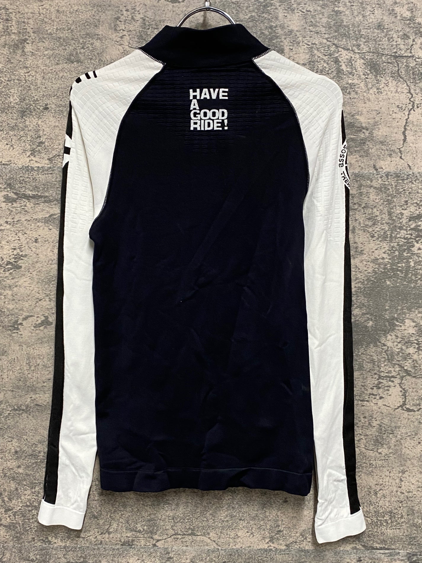 JB299 アソス assos SKINFOIL 4.4 長袖 ベースレイヤー 黒 白 SIZE1 WINTER
