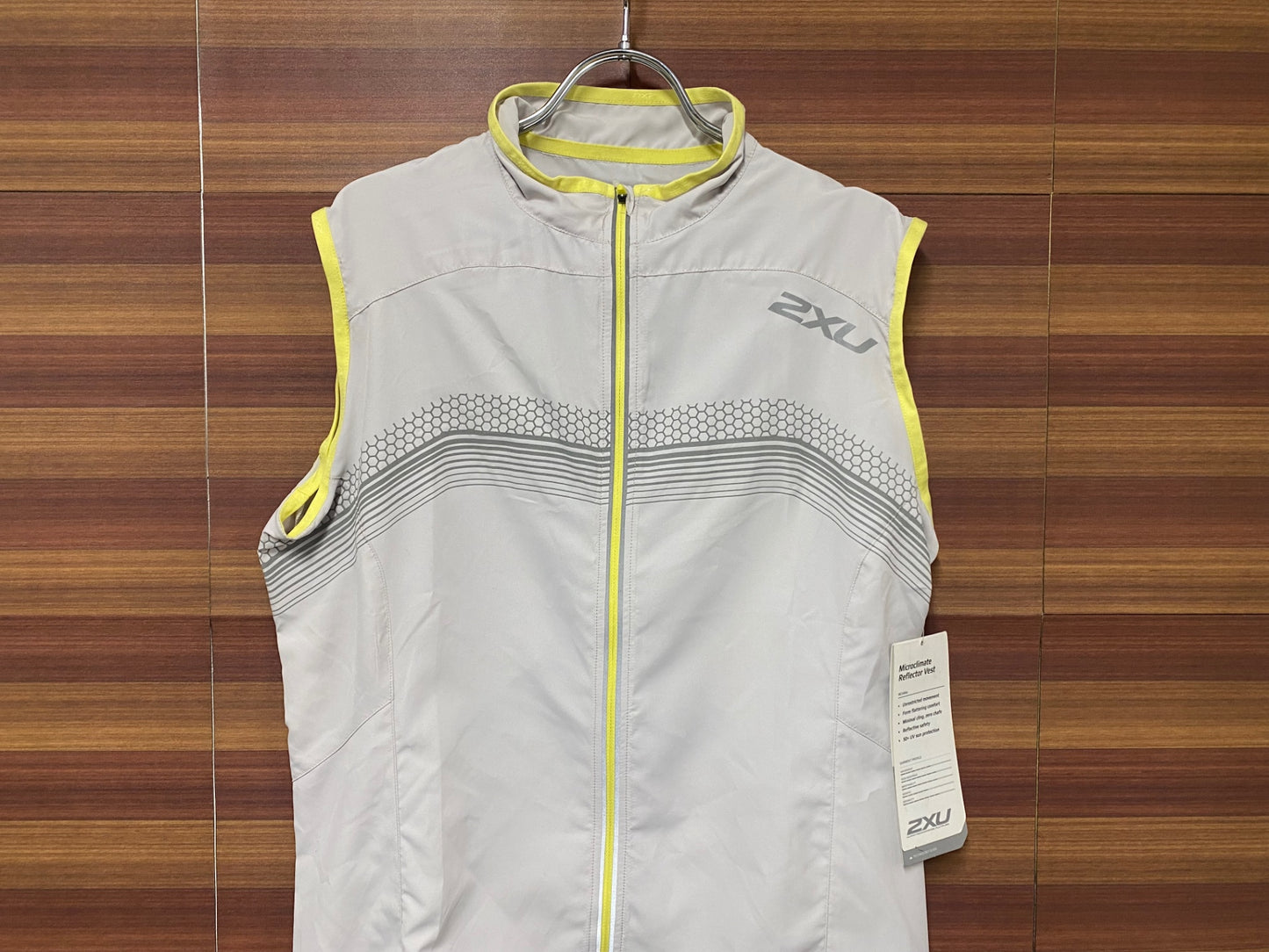 IQ180 ツ―タイムズユー 2XU ジレ サイクルベスト オフホワイト M