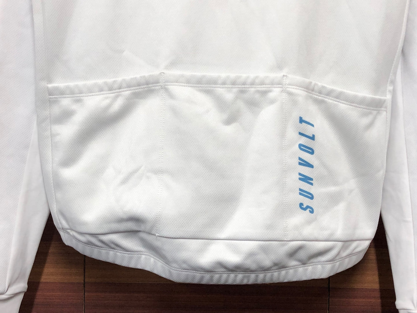 IQ822 サンボルト SUNVOLT 長袖 サイクルジャージ 白 XS 裏起毛