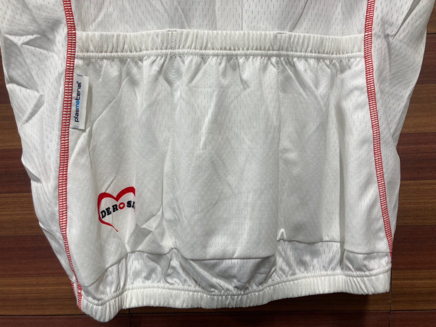 IQ351 デローザ DE ROSA サイクルベスト ジレ 白 M