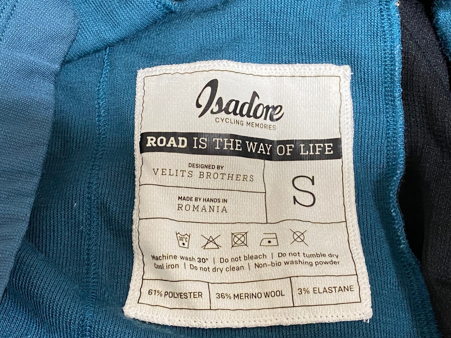 JC088 イザドア Isadore 半袖 サイクルジャージ 深緑 S