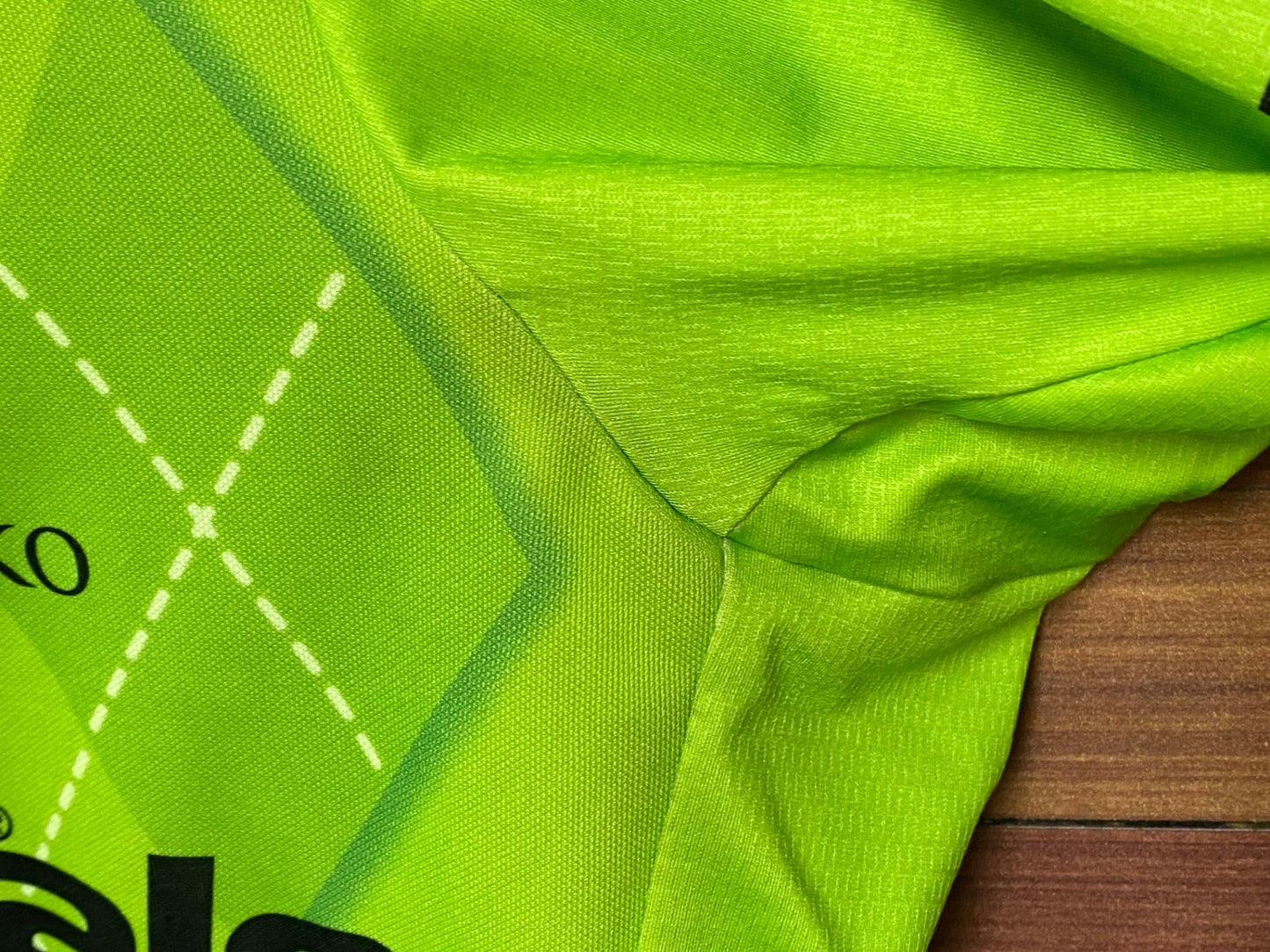 IN520 カステリ CASTELLI 長袖 サイクルジャージ 黄緑 M cannondale PRO CYCLING TEAM