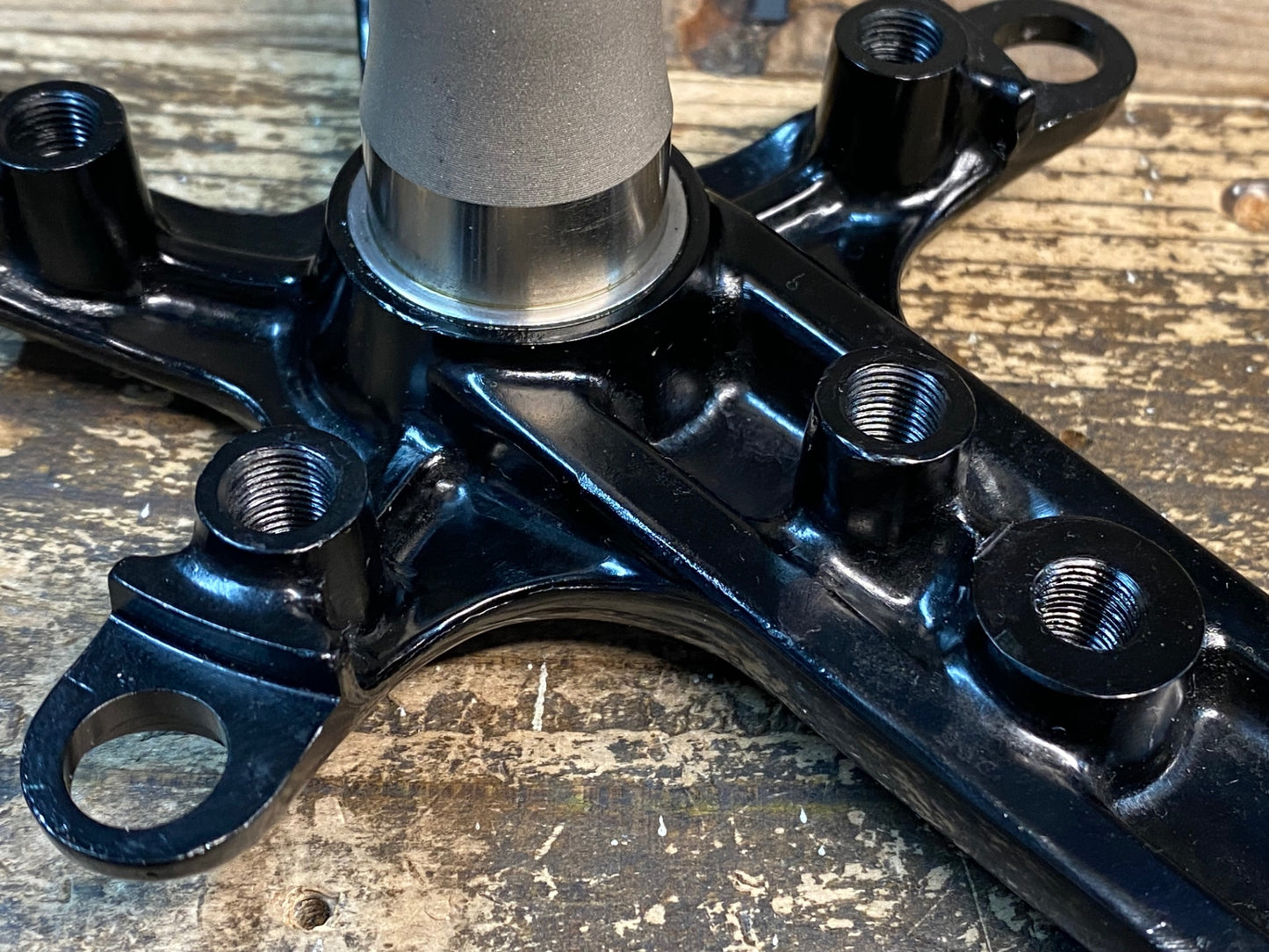 IK374 ディズナ DIXNA LA CRANK クランクアーム 150mm PCD110/74mm  ボルト、チェーンリングワッシャー付属