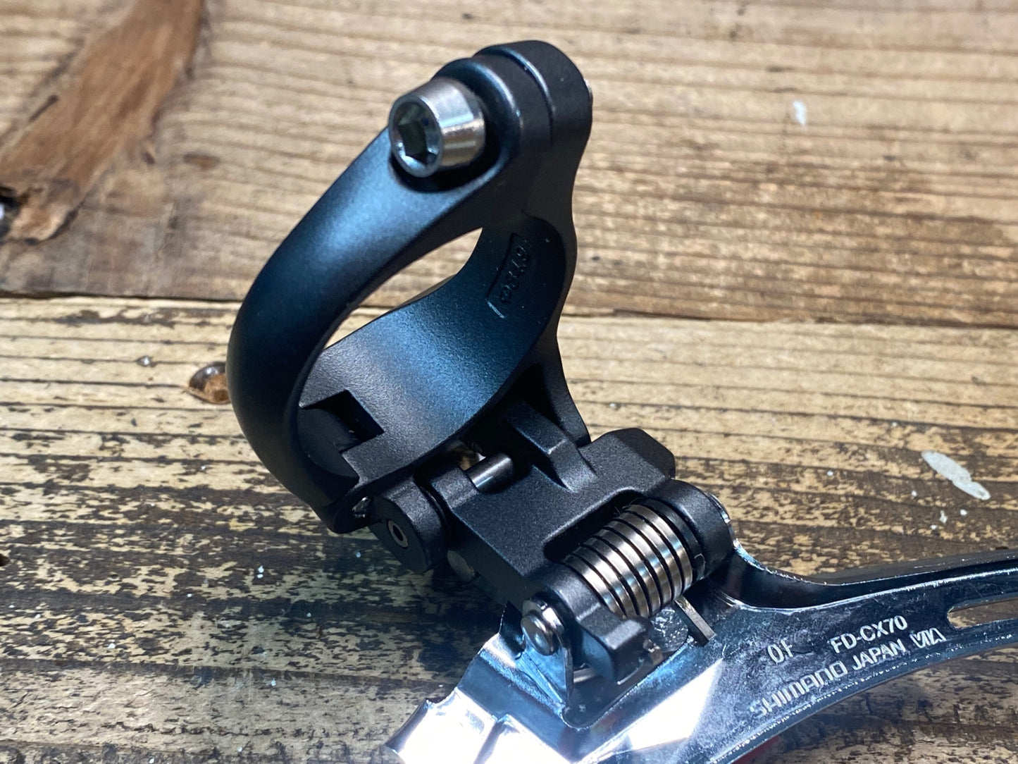 IZ669 シマノ SHIMANO FD-CX70-B-T チューブΦ34.9対応 フロントディレイラー