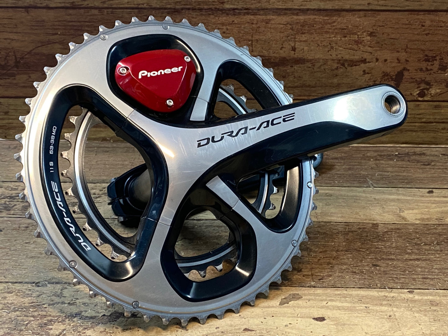 HH571 パイオニア Pioneer SGY-PM910 ペダリングモニター 両足 クランク SHIMANO DURA-ACE FC-9000 170mm 53/39T