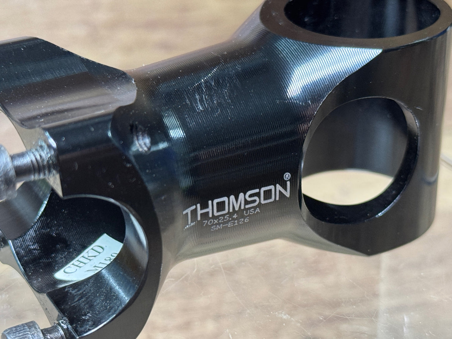 HZ456 トムソン THOMSON SM-E126 アルミ ステム 臼式 Φ25.4 70mm ※フェイスプレート欠品