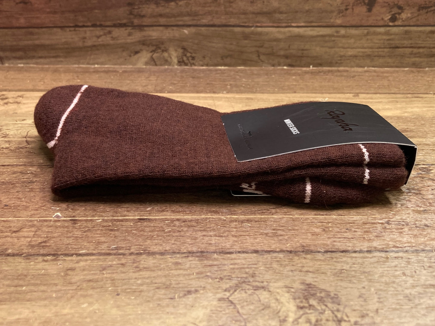IJ602 ラファ Rapha WINTER SOCKS サイクルソックス バーガンディ M