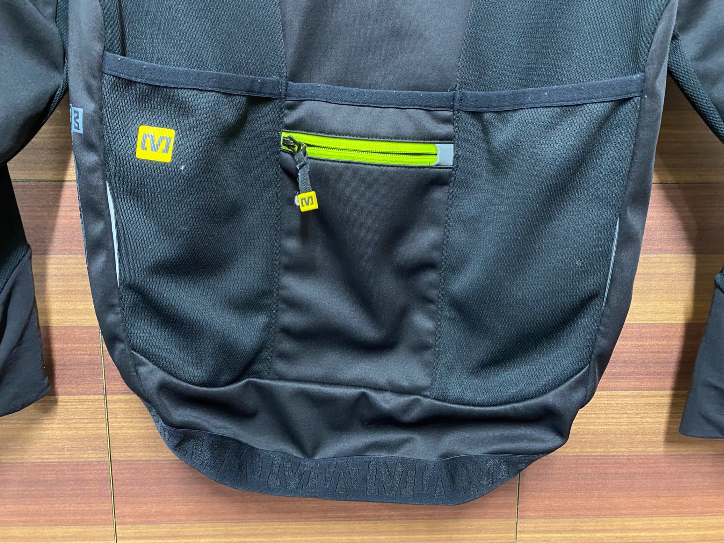 IN861 マビック MAVIC 長袖 サイクルジャケット 黒 M 裏起毛