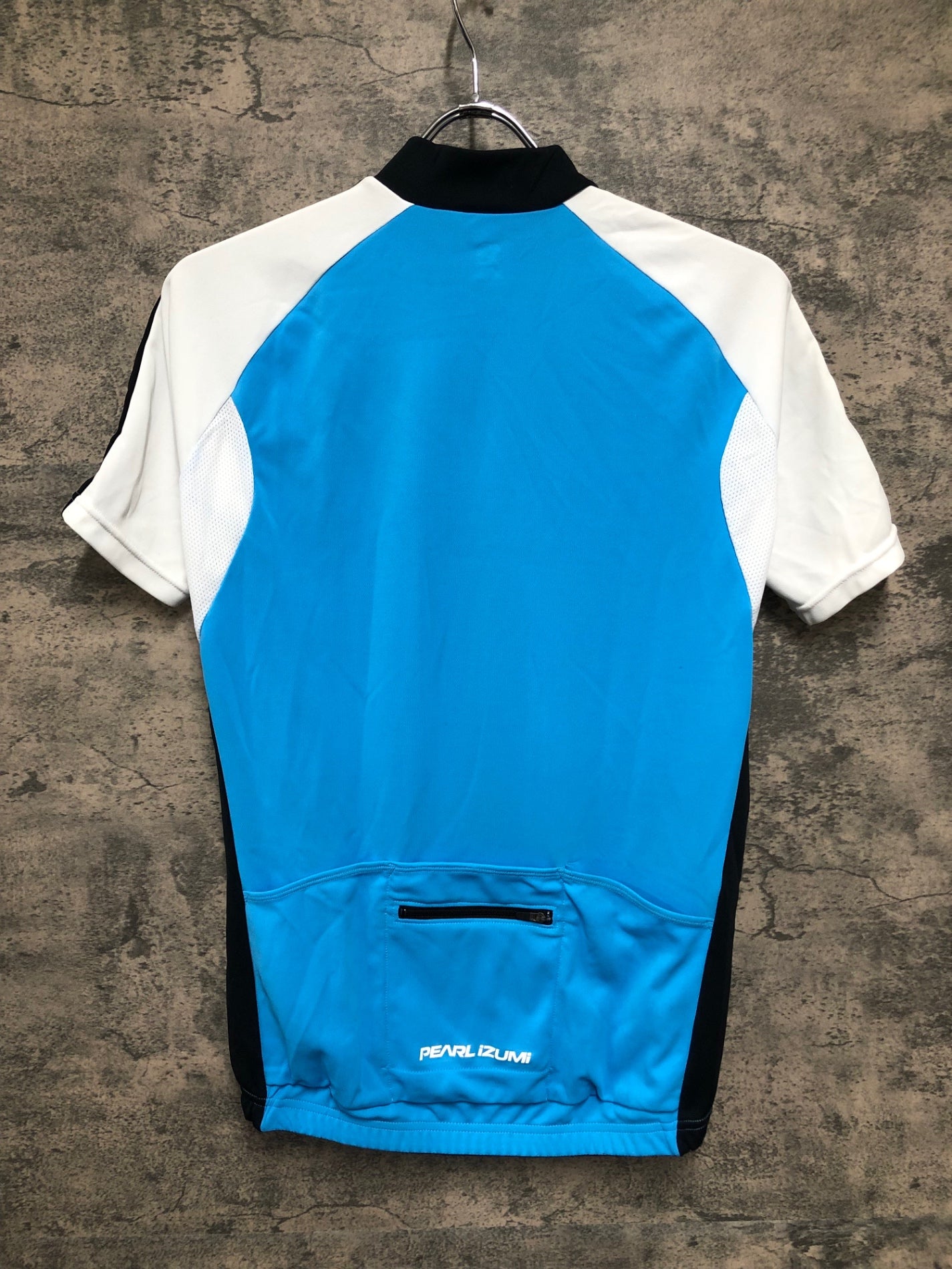 IZ768 パールイズミ PEARL iZUMi 半袖 サイクルジャージ 水色 黒 L
