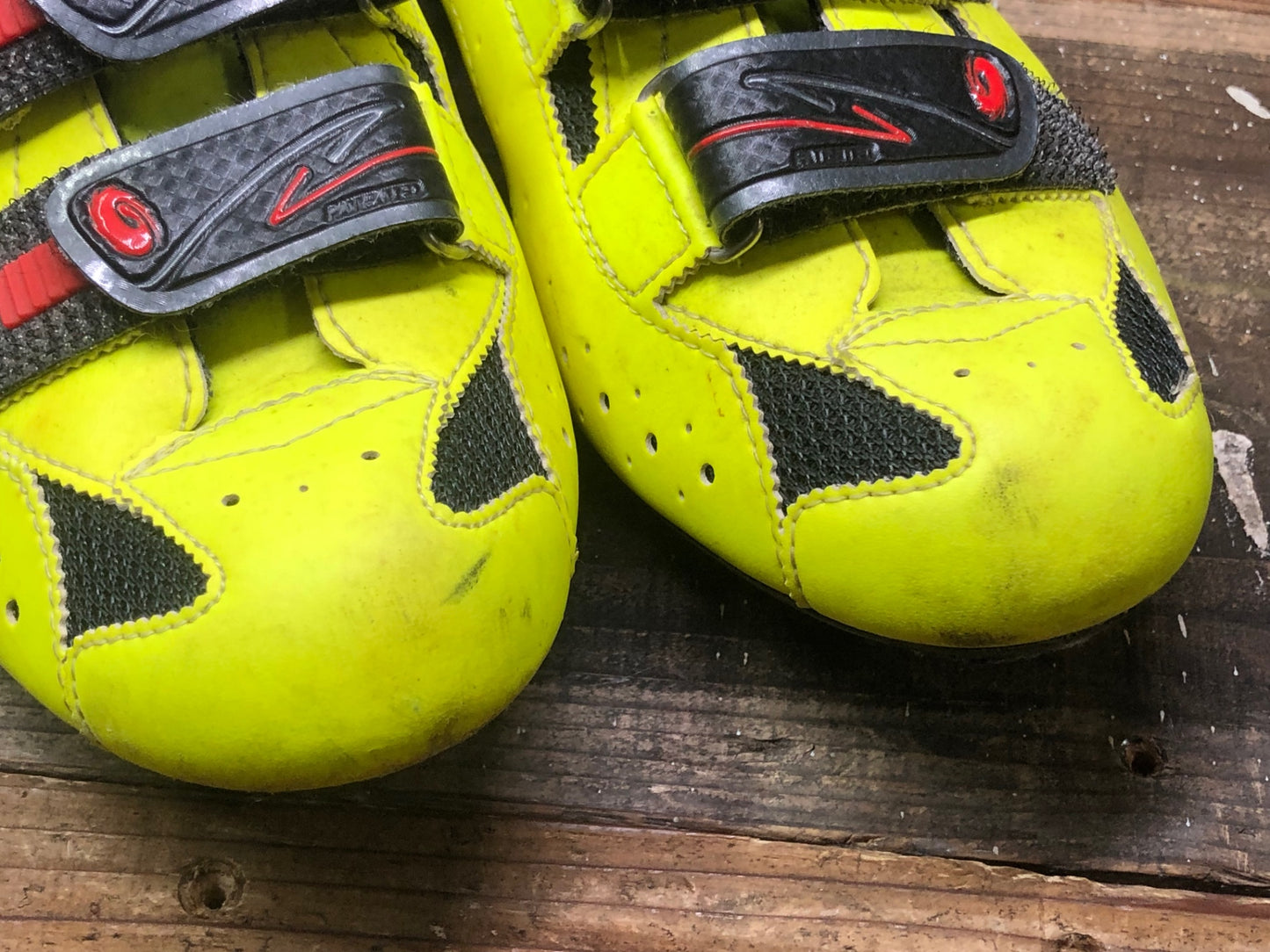 IN241 シディ SIDI ミレニアム３ MILLENNIUM3 カーボン ビンディングシューズ EU42 黄 ※擦れ傷多め