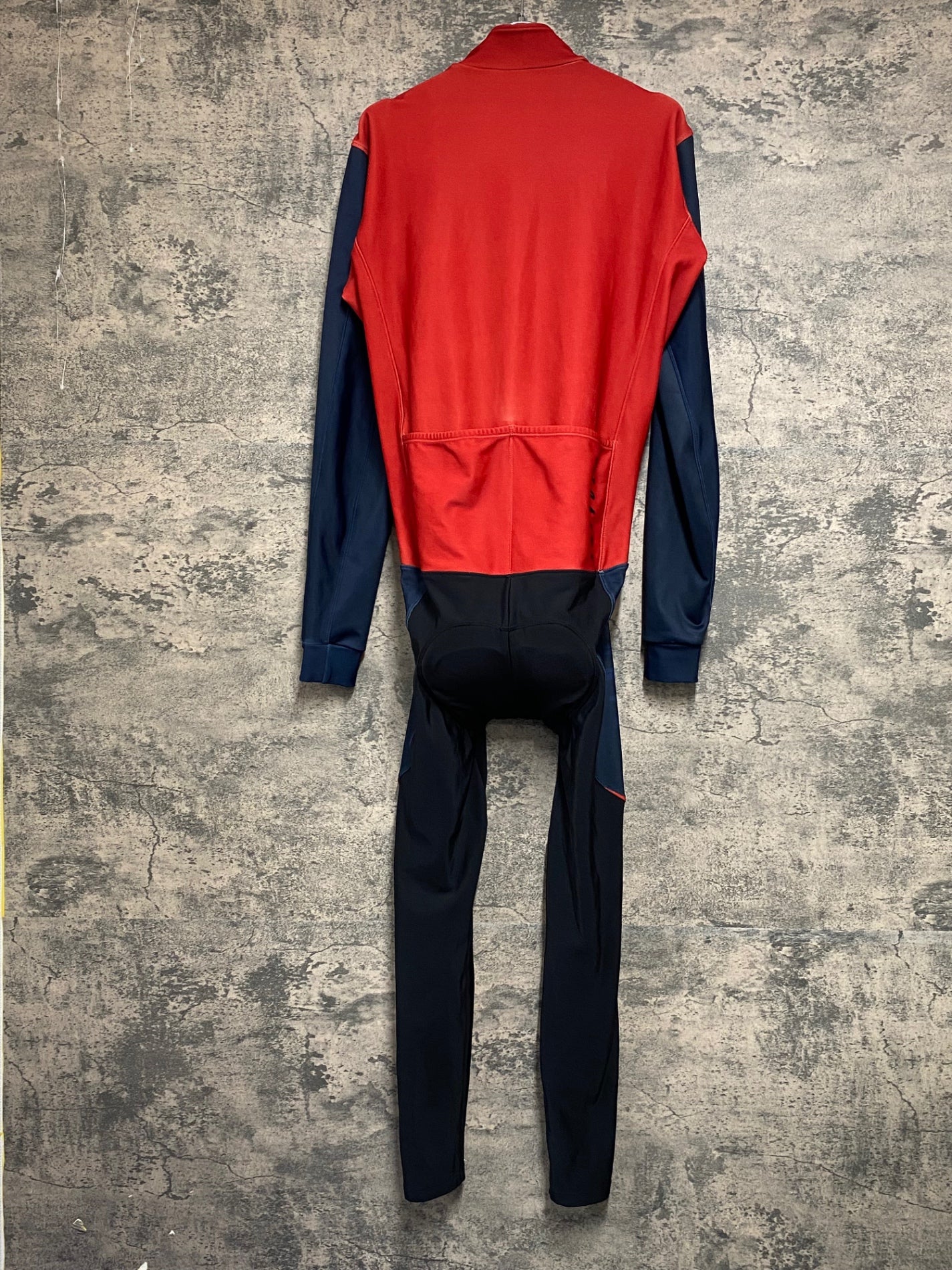 JC670 サンボルト SUNVOLT 長袖 セパレート ワンピース 赤 L 裏起毛 ※スレ