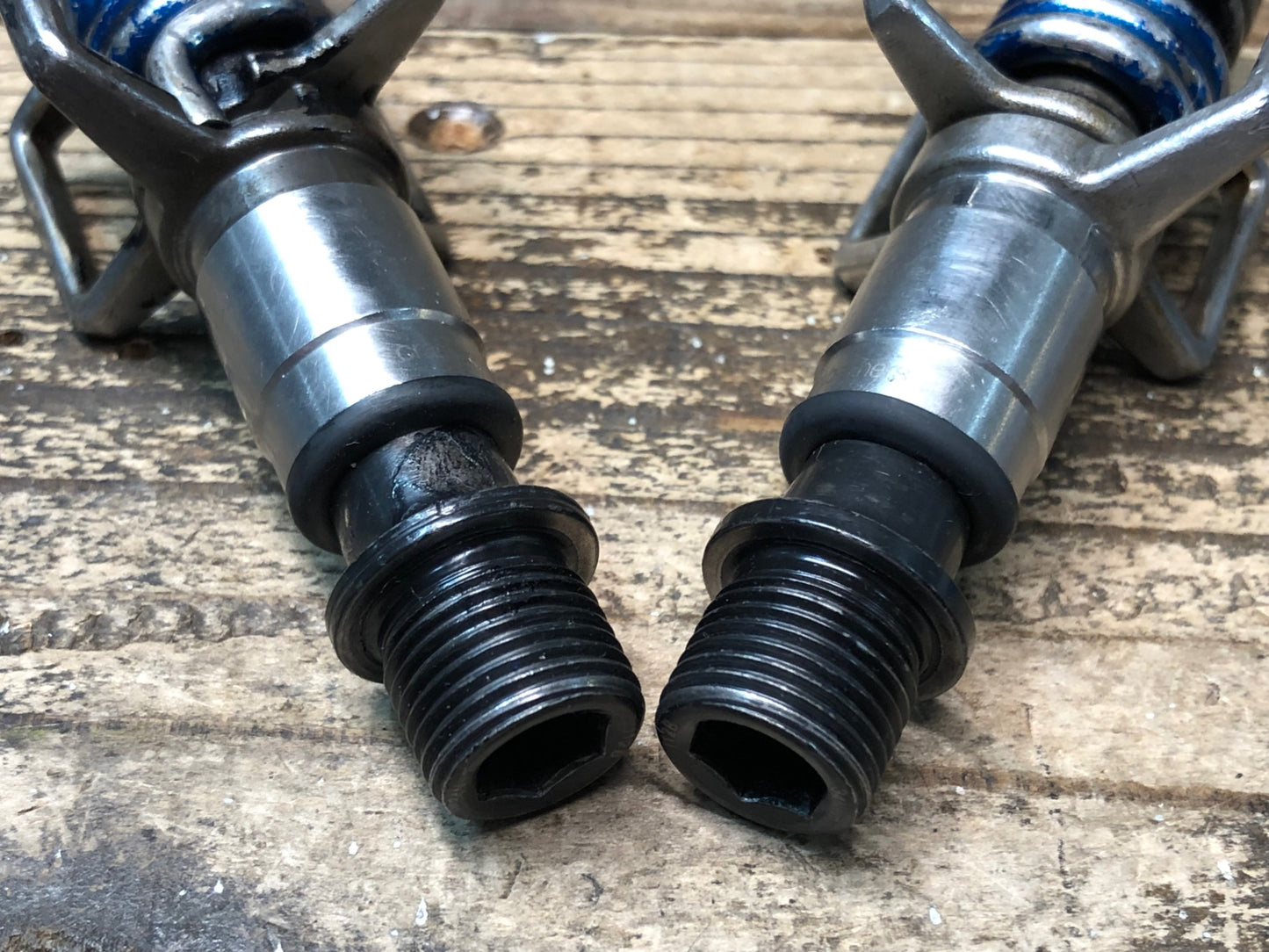 IM088 クランクブラザーズ CRANK BROTHERS エッグビーター EGG BEATER 3 ビンディングペダル 青