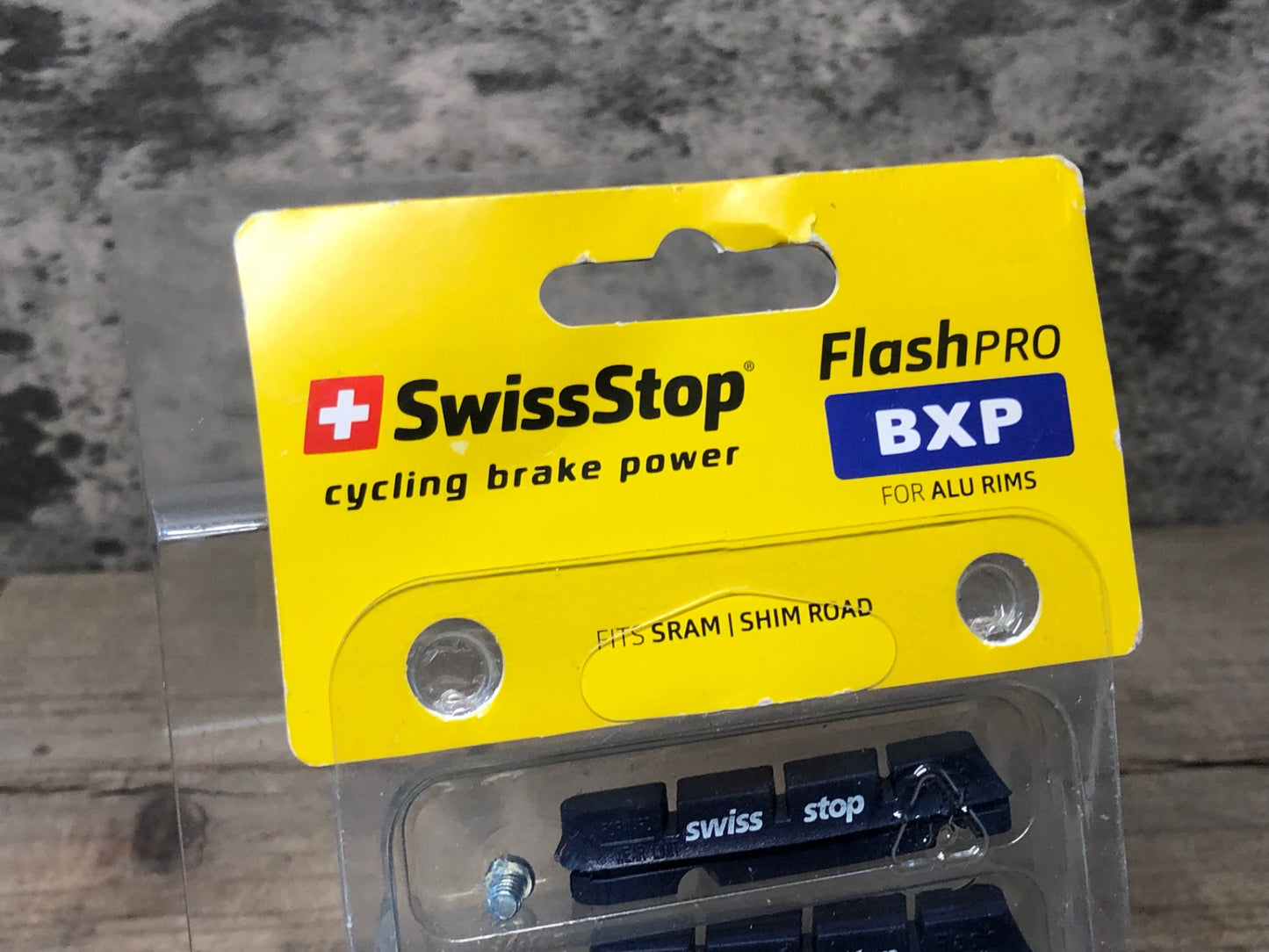 IO689 スイスストップ SWISS STOP FLASH PRO BXP ブレーキシュー 前後セット アルミ用