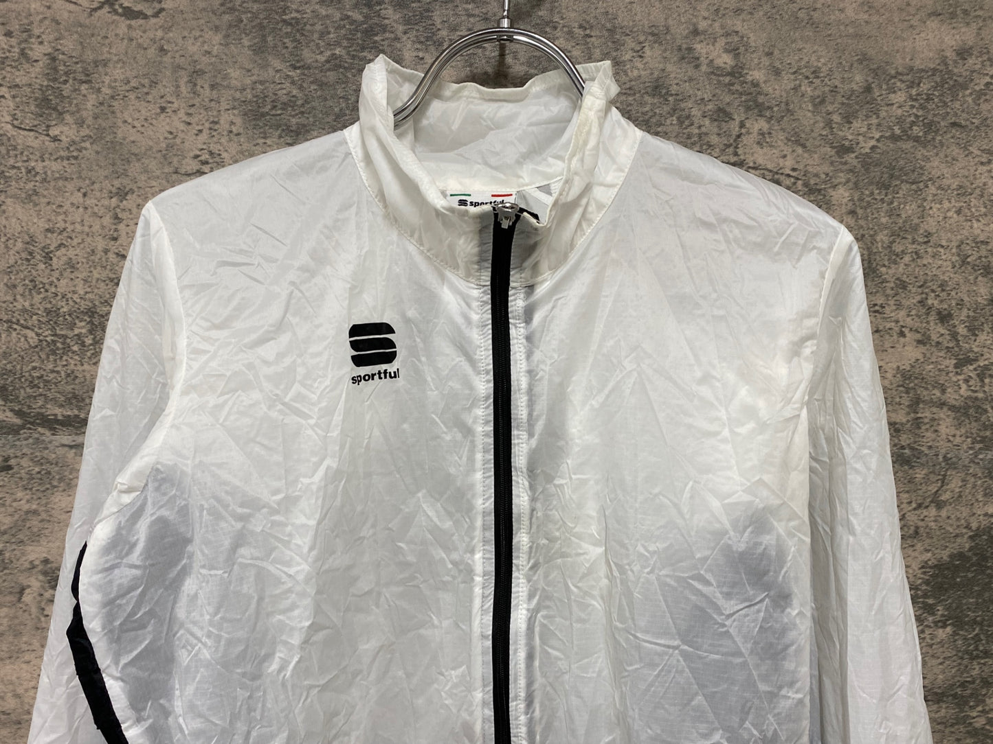 JA542 スポーツフル sportful 長袖 ウィンドブレーカー 白 S HOT PACK