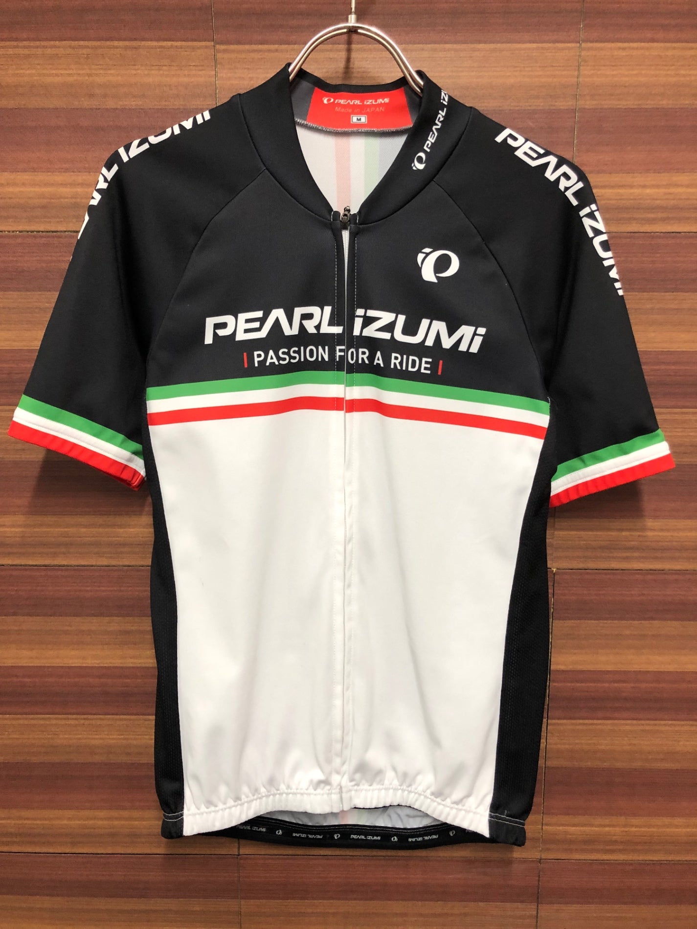 IP590 パールイズミ PEARL iZUMi 半袖 サイクルジャージ M 白