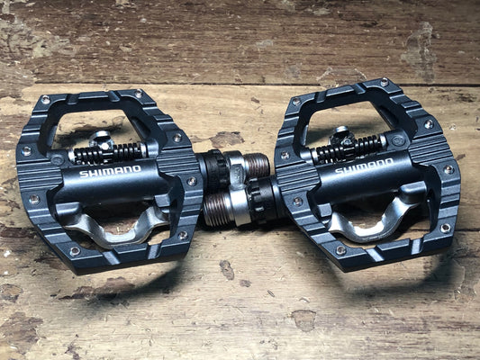 IF428 シマノ SHIMANO PD-EH500 ビンディングペダル SPD 片面フラット ※回転スムーズ