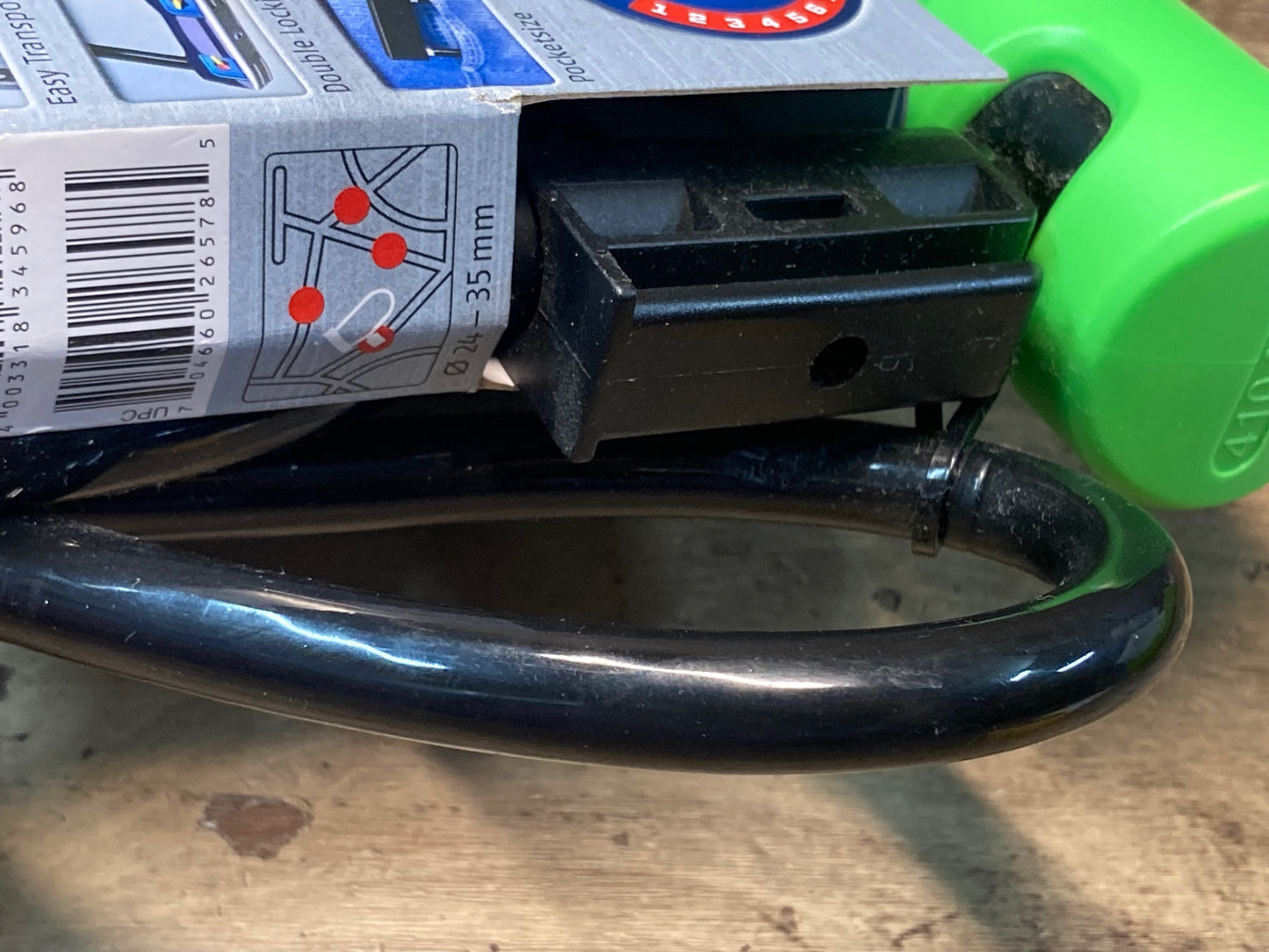 IJ979 アブス ABUS Ultra Mini 410 Loop Cable U字ロック