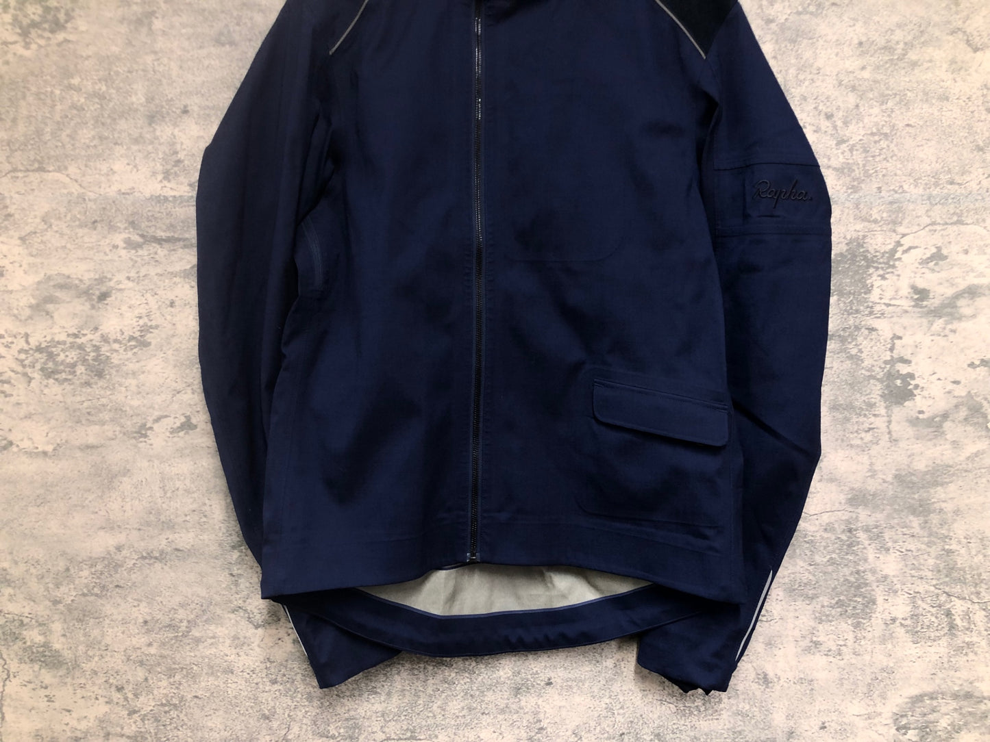 IW740 ラファ Rapha SPECIAL EDITION WOOL SOFTSHELL 長袖 サイクルジャケット 紺 M