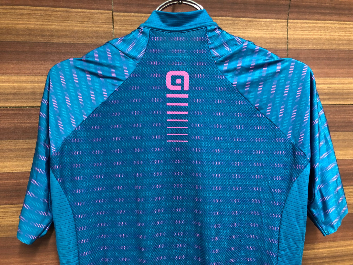 IN393 アレ ALE PR.R 半袖 サイクルジャージ 青 M ※ほつれ