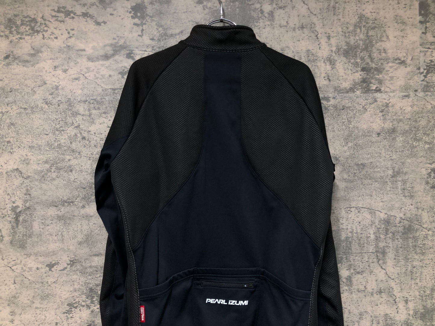 IY443 パールイズミ PEARL iZUMi 長袖 サイクルジャケット 黒 L WINDBREAK 裏起毛