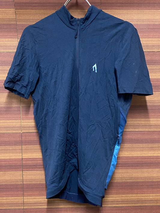 IU046 セブンメッシュ 7MESH 半袖 サイクルジャージ S ネイビー