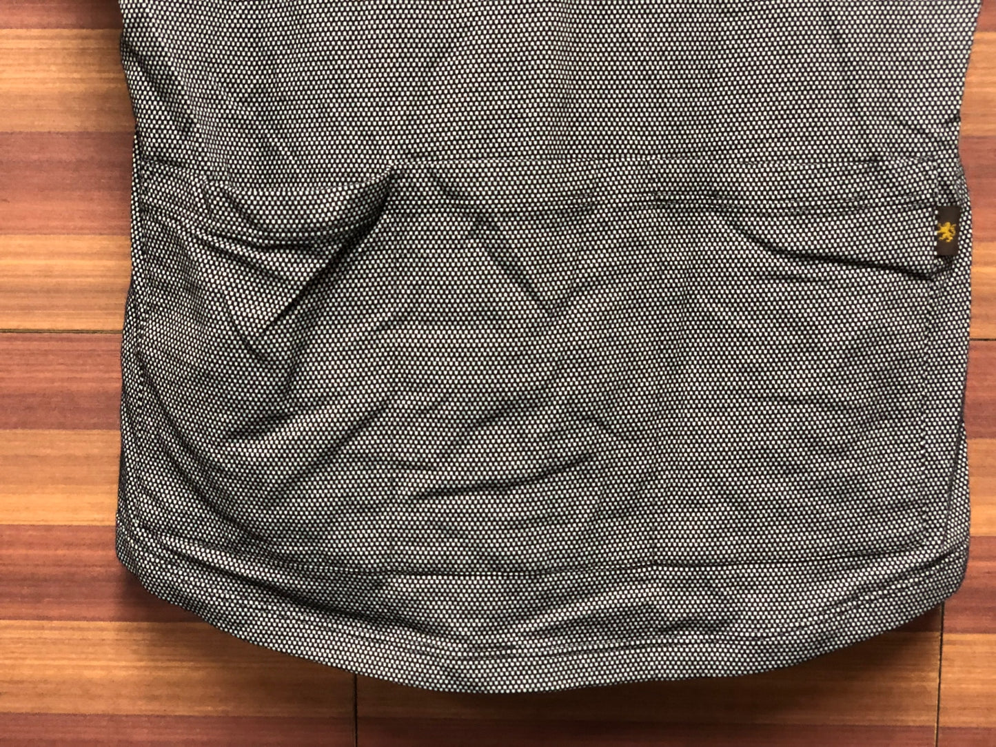 IO026 カペルミュール KAPELMUUR 半袖 サイクルジャージ 黒 千鳥柄 L