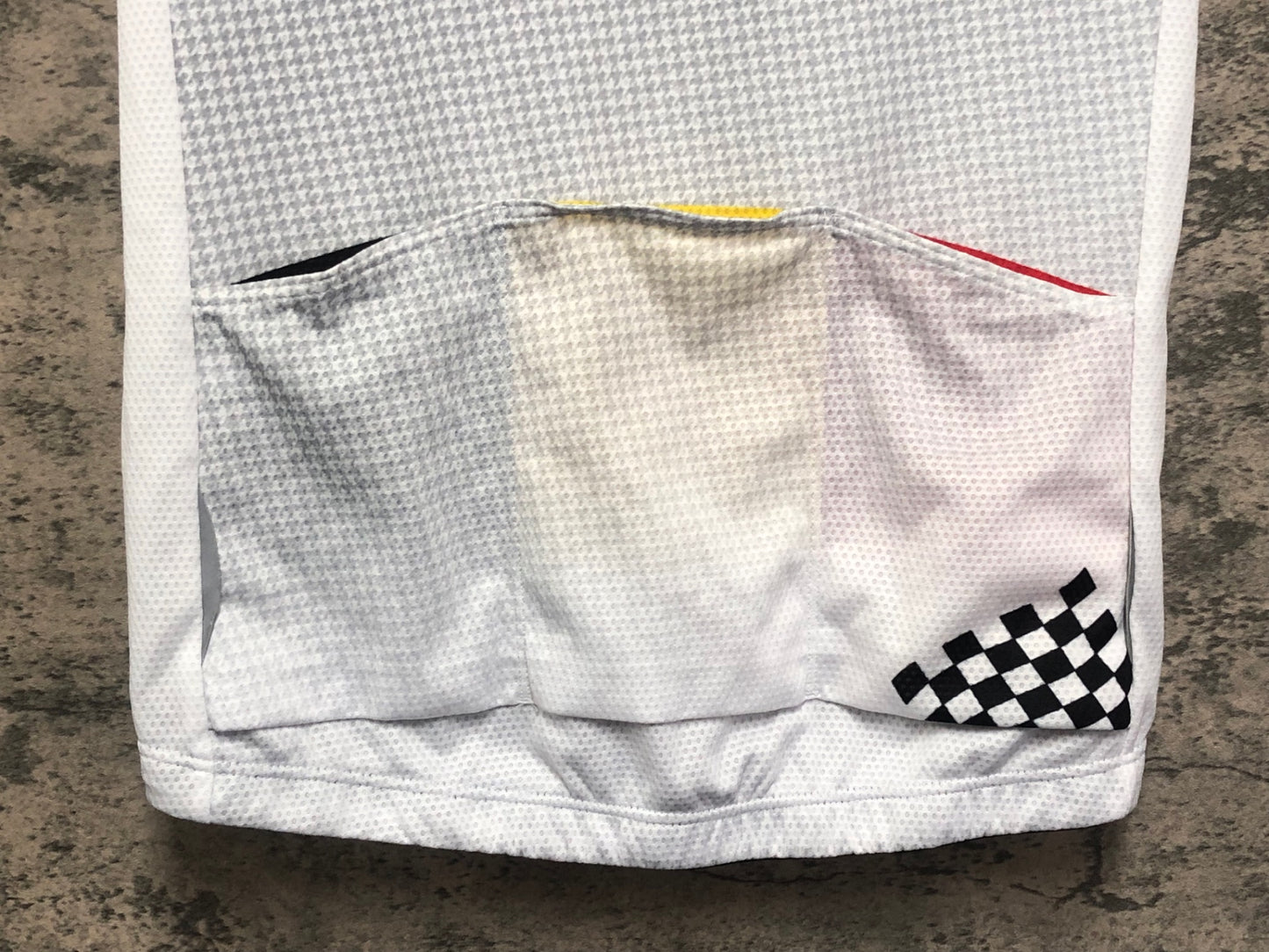 IX162 リオンドカペルミュール Lion de KAPELMUUR 半袖 サイクルジャージ 白 L