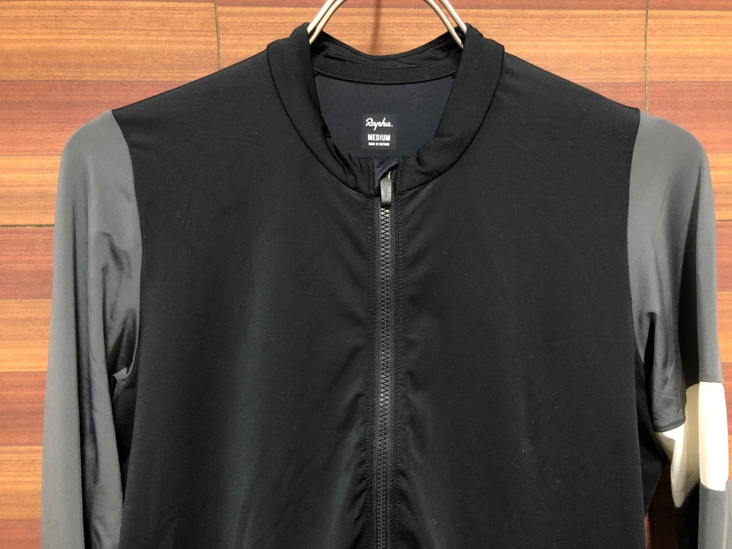 IR640 ラファ Rapha WINTER JERSEY 長袖サイクルジャージ 黒 裏起毛 M
