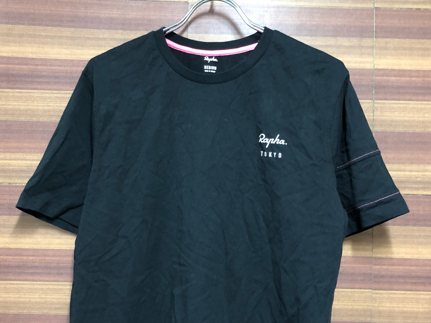 IJ080 ラファ Rapha CLUBHOUSE MEN'S SS T-SHIRT 半袖 Tシャツ 黒 M TOKYO