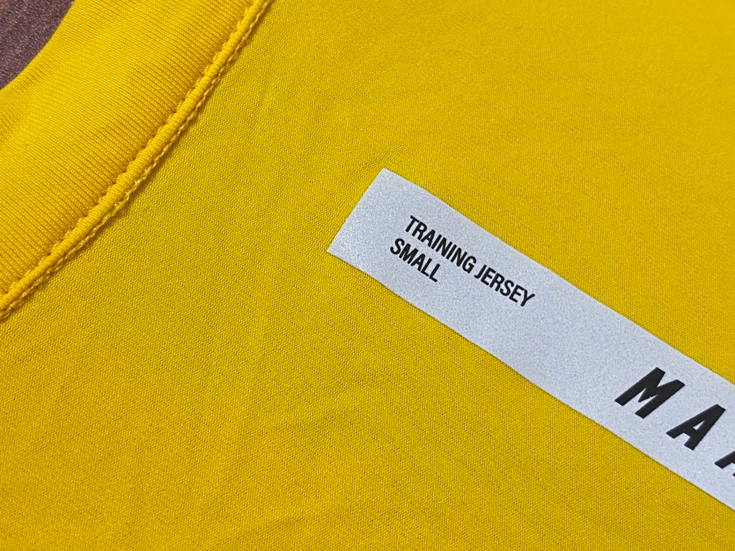 IV079 マープ MAAP Training Jersey 半袖サイクルジャージ 黄 S