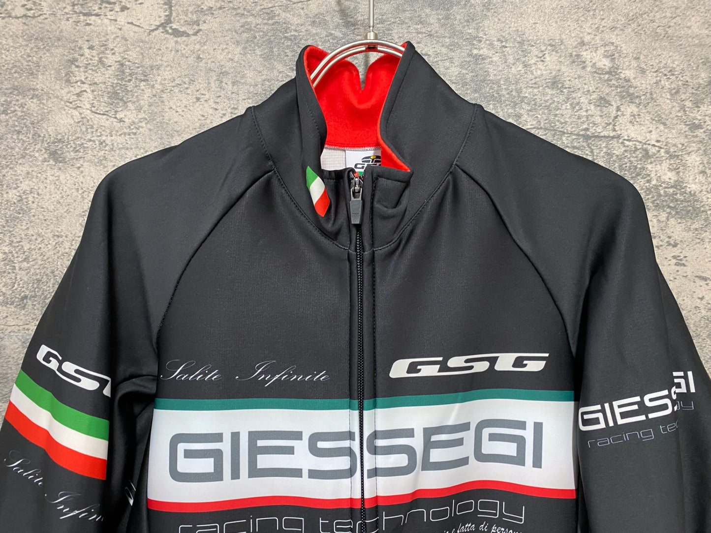 JA517 ジェッセージ GSG 長袖 サイクルジャケット 黒 M 裏起毛