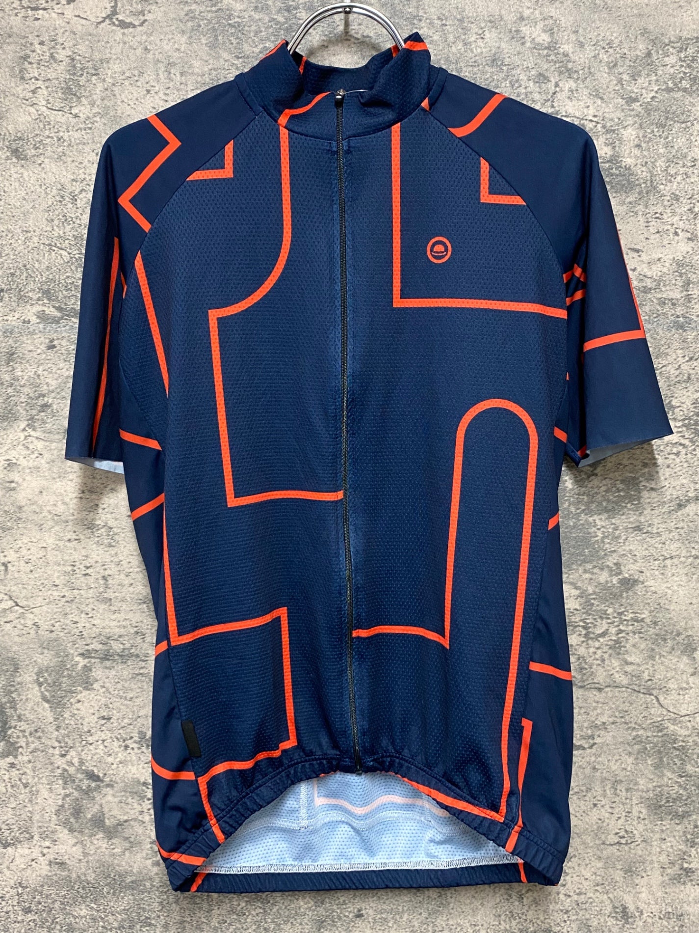 JA597 シャポー CHAPEAU! 半袖 サイクルジャージ 濃紺 L