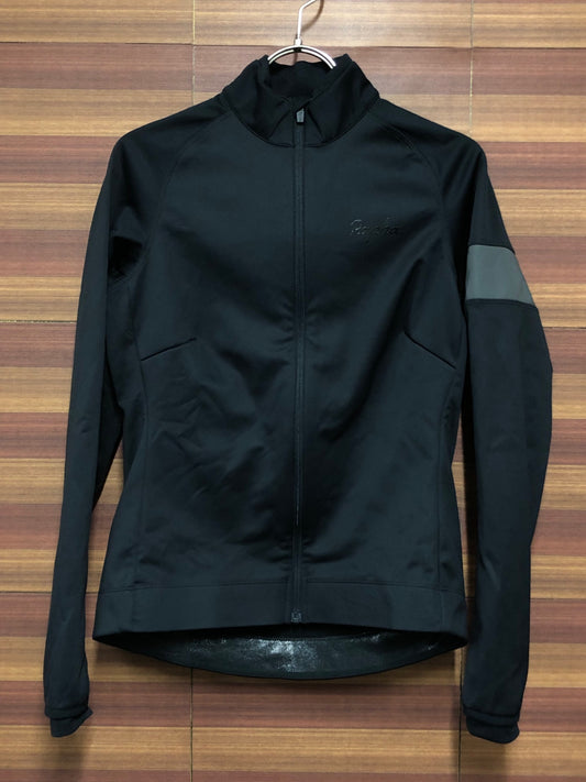 IO195 ラファ Rapha WOMEN'S CORE WINTER JACKET 長袖サイクルジャージ 黒 S 裏起毛