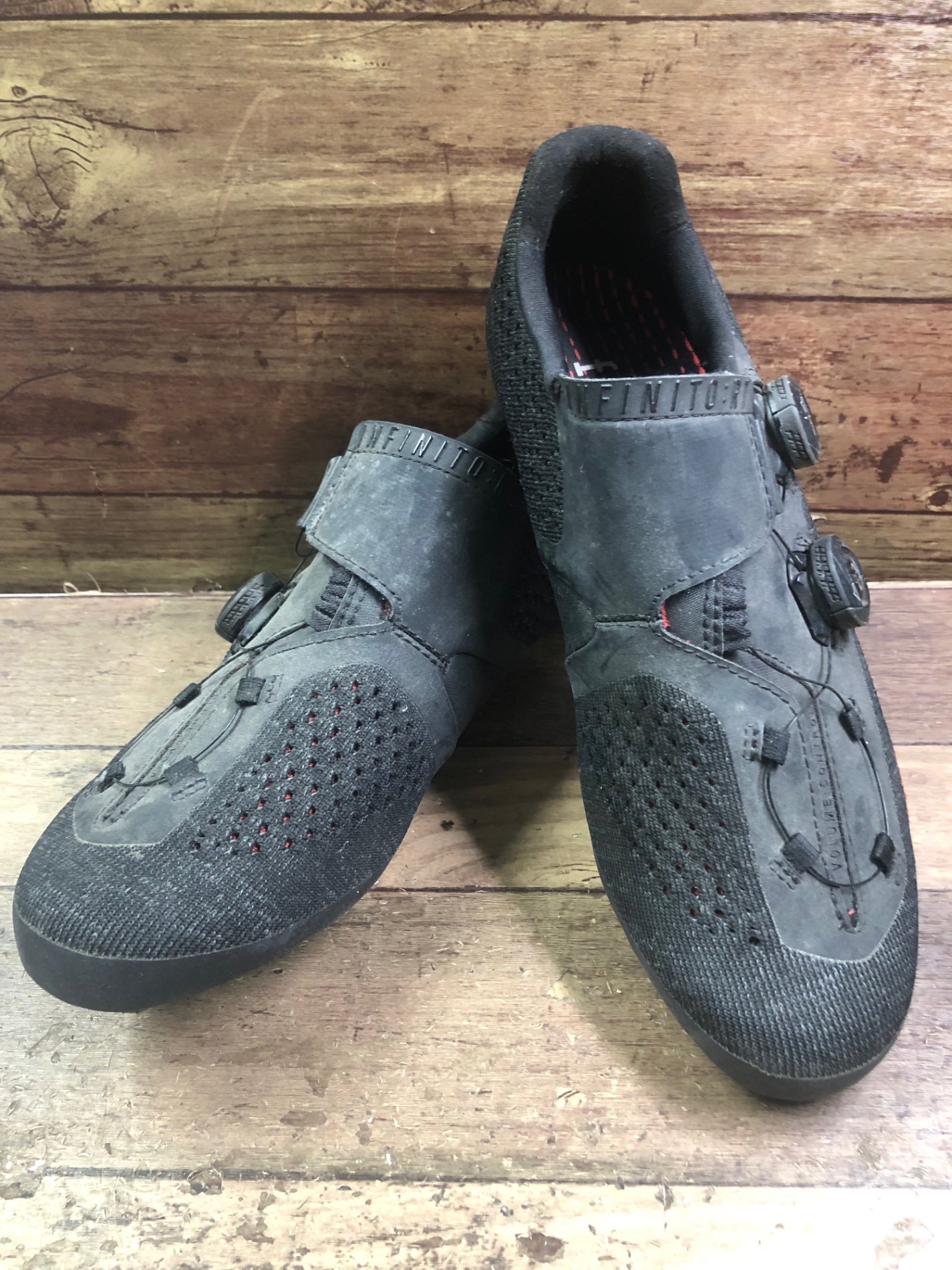 IH101 フィジーク fizik INFINITO R1 SHOES ビンディングシューズ EU42 黒 SPD-SL