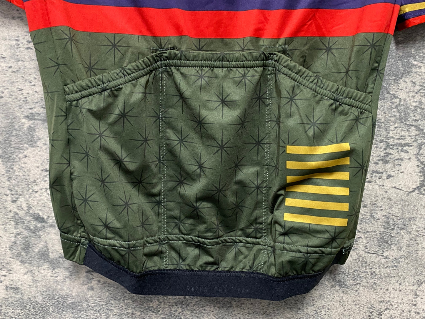 IY117 ラファ Rapha PRO TEAM AERO 半袖 サイクルジャージ XS Team Wiggins オリーブ