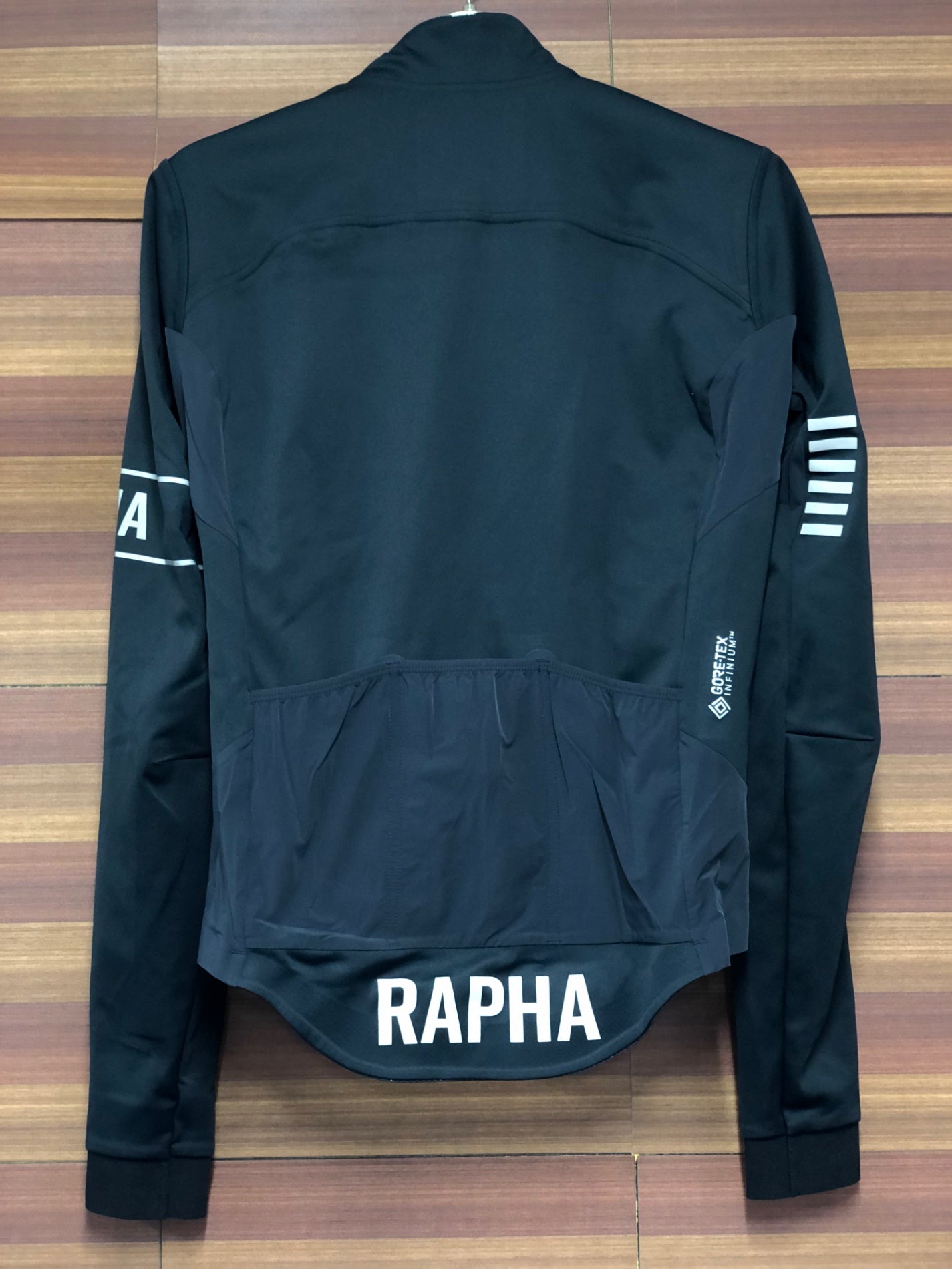 IT651 ラファ Rapha PRO TEAM LONG SLEEVE INFINIUM JERSEY 長袖 サイクルジャケット 黒 S GORE-TEX