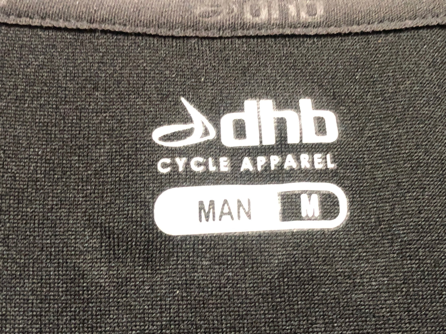 IW156 dhb 半袖 サイクルジャージ 黒 M ハーフジップ