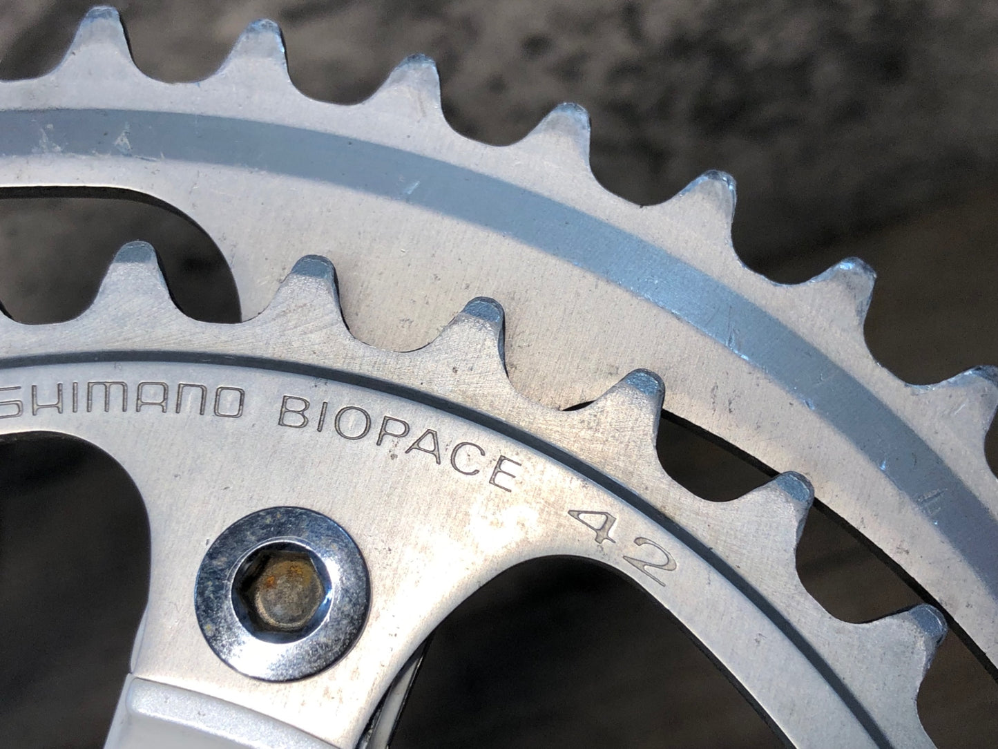 IJ101 シマノ SHIMANO サンテ Sante FC-5000 クランクセット 52-42T 170mm