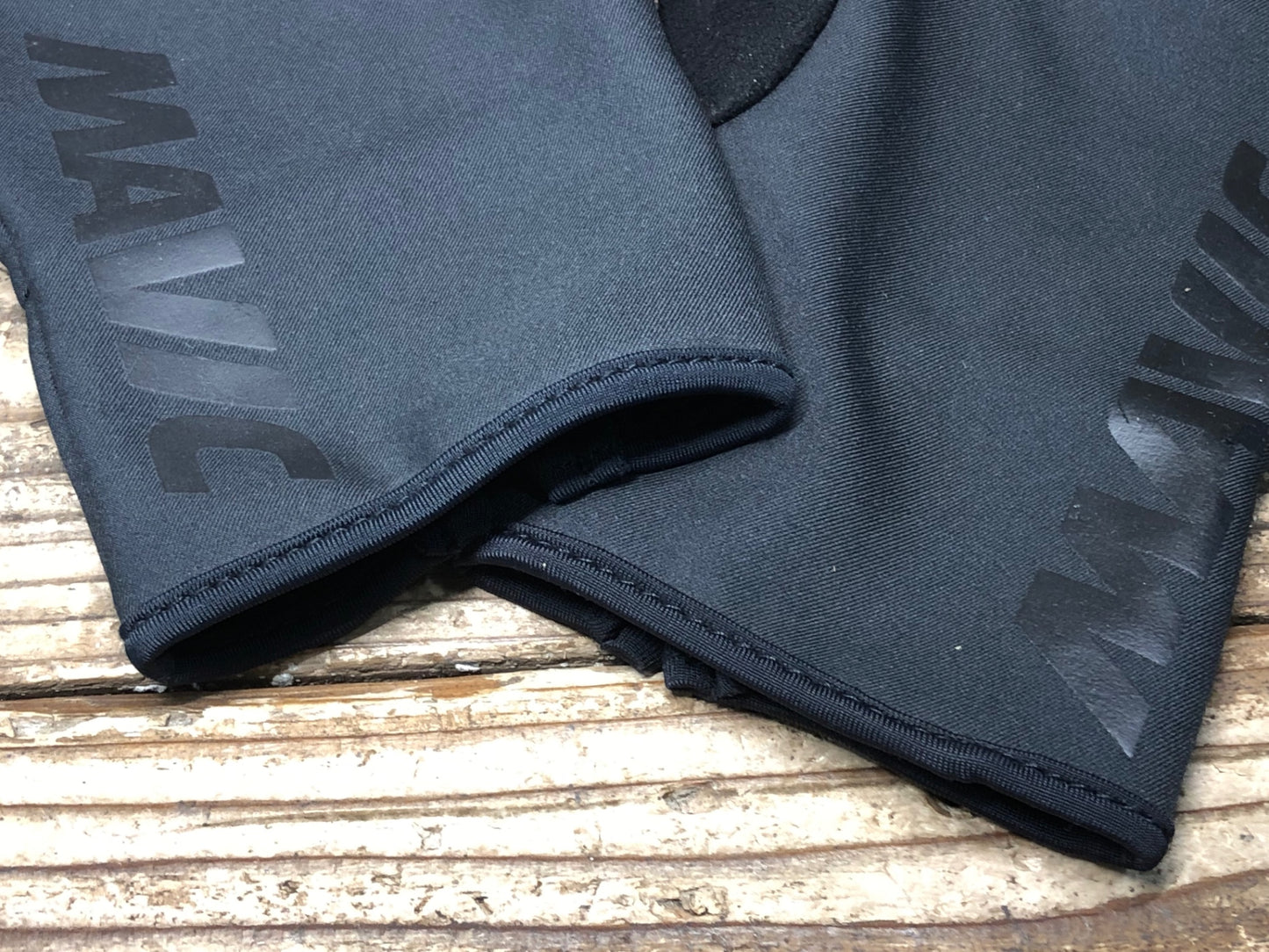 JC312 マヴィック MAVIC 裏起毛 長指 サイクルグローブ 黒 M