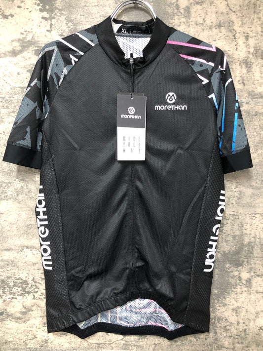 IW304 モーゼン morethan 半袖 サイクルジャージ 黒 XL 未使用品