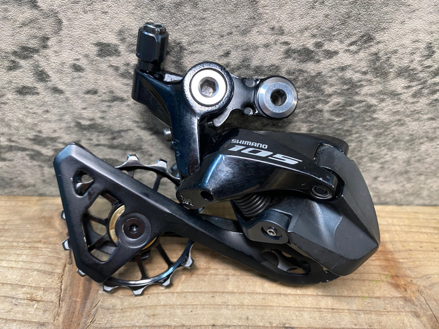 IH133 シマノ SHIMANO 105 RD-R7000 SS リアディレイラー 11S ブラック ※社外プーリー