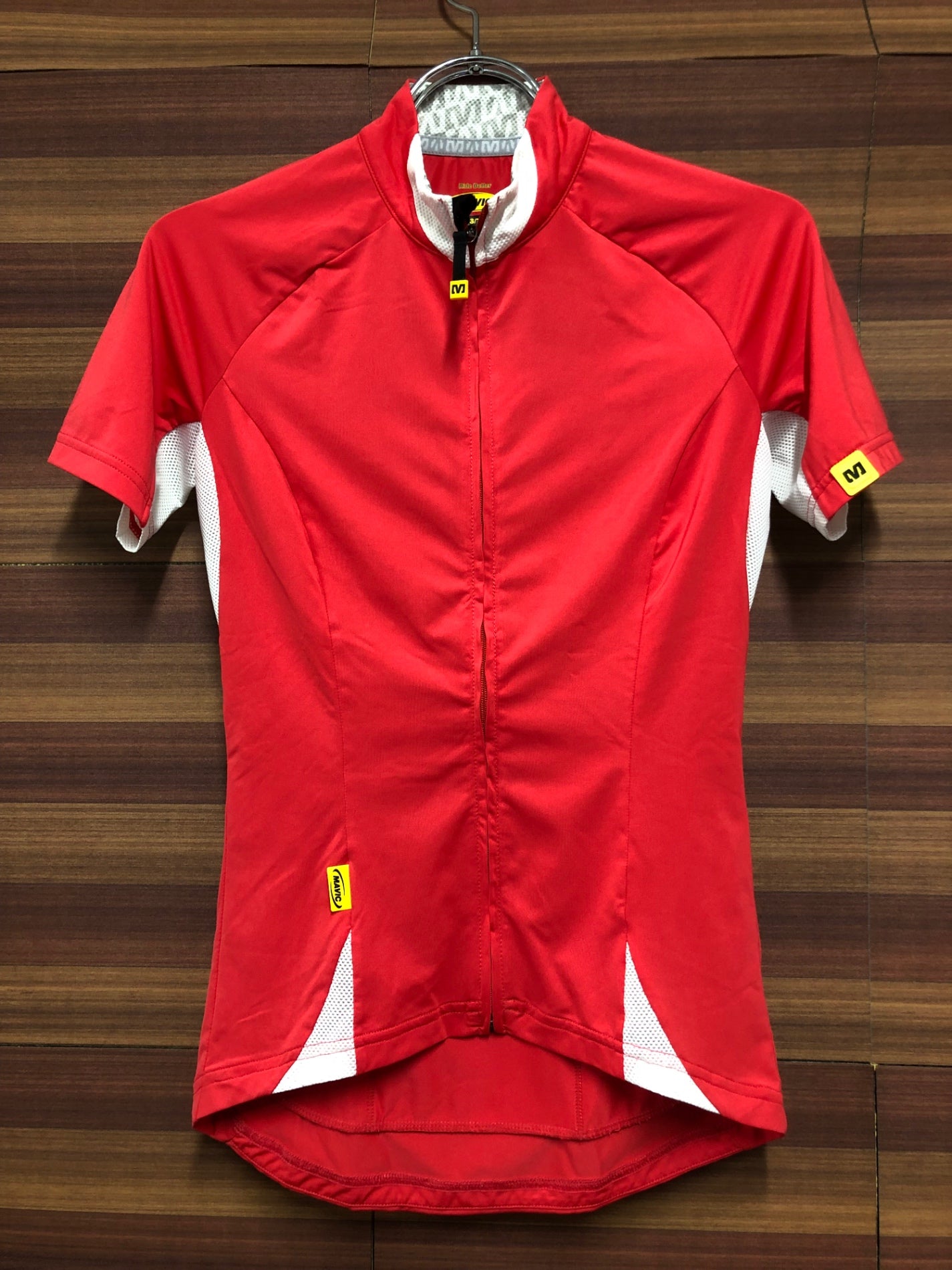 IL514 マビック MAVIC 半袖サイクルジャージ 赤 S レディース