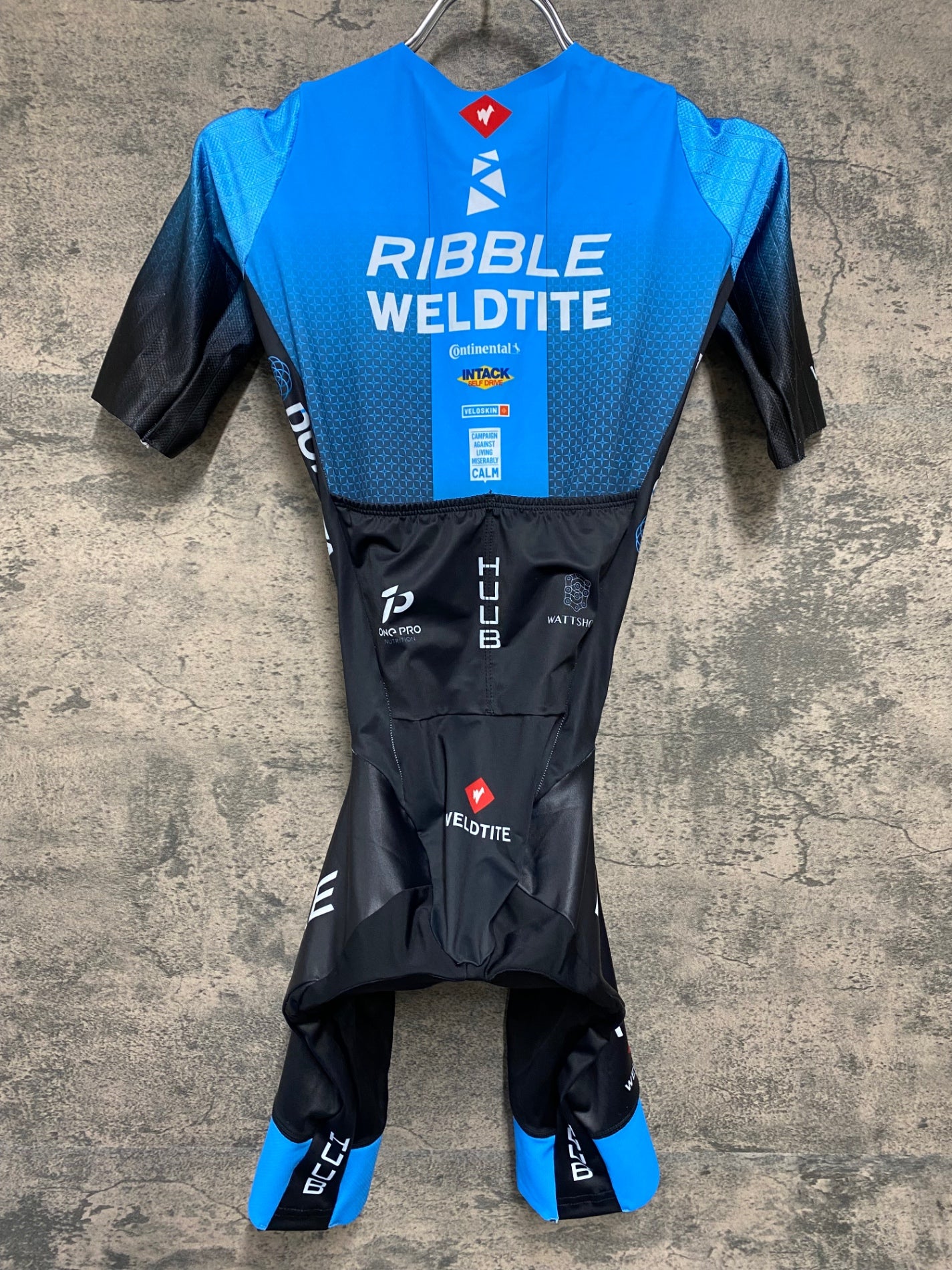 IW111 フーブ HUUB 半袖 ワンピース 青 XS RIBBLE WELDTITE