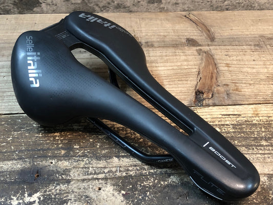 IY268 セライタリア SELLE ITALIA フライト FLITE BOOST SUPERFLOW サドル 黒 MANGANESE レール L3