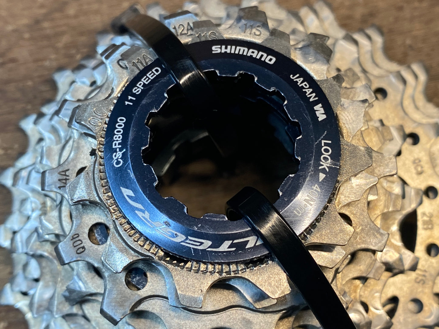 GN105 シマノ SHIMANO アルテグラ ULTEGRA スプロケット CS-R8000 11-25T 11S ※歯先摩耗