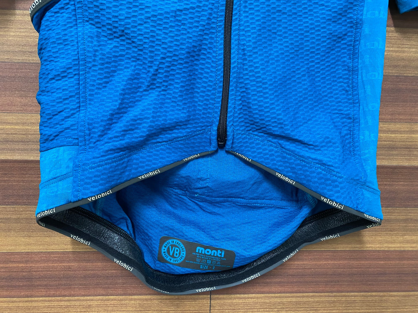 IO520 ヴェロビチ velobici MONTI 半袖 サイクルジャージ 青 2