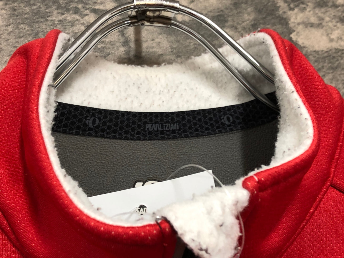 JC208 パールイズミ PEARL iZUMi 長袖 サイクルジャケット赤 M 裏起毛