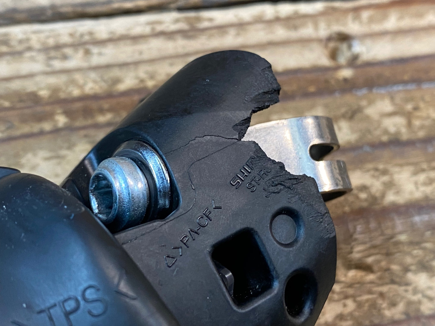 IU895 シマノ SHIMANO アルテグラ ULTEGRA ST-R8020 シフトレバー 2S 左のみ ジャンク品