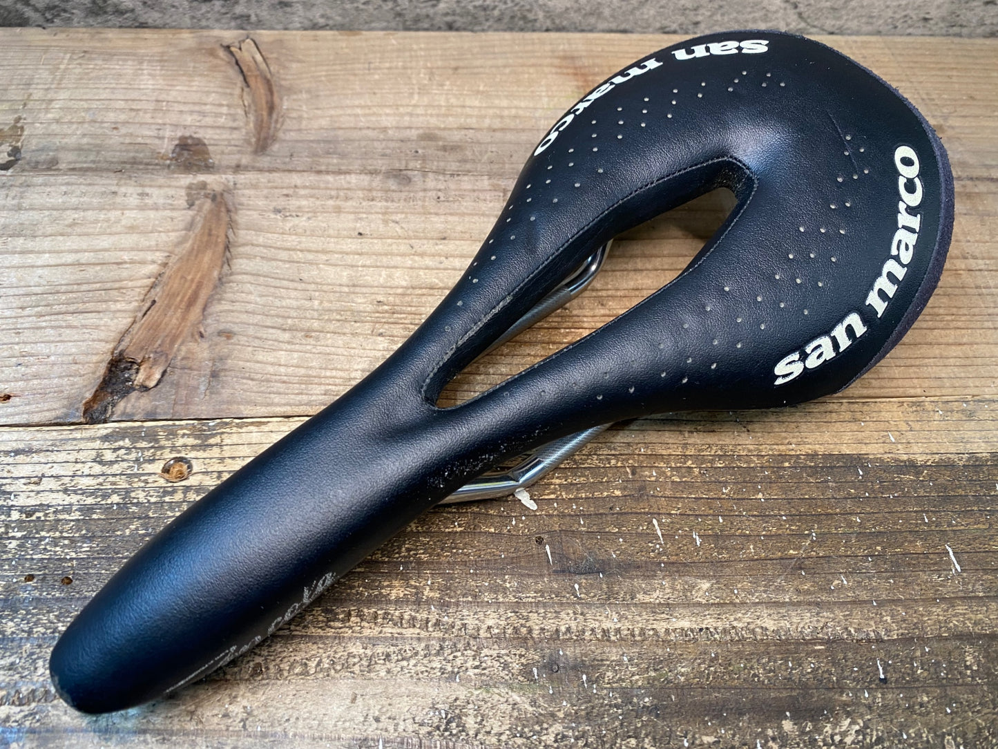 IT989 サンマルコ san marco ゾンコラン Zoncolan サドル 黒 XSILITE ※しなり大 ジャンク